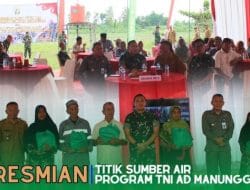 Dandim Bojonegoro hadiri Peresmian Serentak 2.664 Titik Sumber Air Program TNI AD Manunggal Air