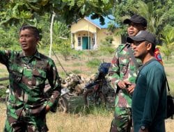 Dandim 1011/KLK Setelah Cek Lokasi Merasa Puas dengan Kinerja Anggotanya