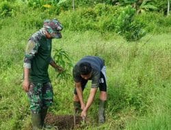 Warga Sambut Positif Program Penanaman Pohon TMMD Reguler Ke-121 TA 2024