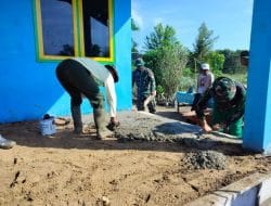 Anggota Kodim 1011/KLK dan Warga Rehab Tempat Ibadah, Ini Kata Danramil