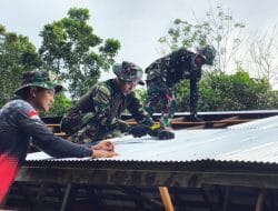 Rumah Kaspini Sudah Pada Tahap Pemasangan Atap Seng