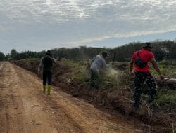 Tempat Upacara Pembukaan TMMD ke 121 Mulai Dibersihkan