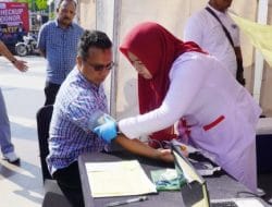 Danrem 081/DSJ Sumbangkan Darah pada Carity to Humanity HDCI Madiun