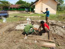 Peningkatan Akses Air Bersih: Program Pembuatan Tiang Sumur Bor TMMD Reguler Ke-121 di SD N 1 Manyahi