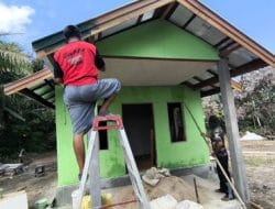 Usaha Keras Satgas TMMD Reguler 121 tahun 2024 Kodim Kapuas Hampir Selesaikan RTLH Sarginen