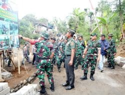 Sudah Berjalan Dengan Baik, Tim Wasev Kunjungi Pelaksanaan TMMD Ke 121 Kodim 0820 Probolinggo Tahun 2024