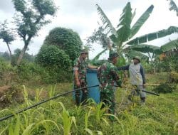 Pastikan Pipanisasi Lancar, Satgas TMMD Ke 121 Kodim Probolinggo Lakukan Pengecekan