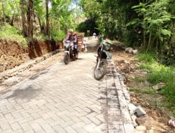 Pavingisasi Program TMMD Ke 121 Kodim Probolingo hampir rampung, Mulai Dimanfaatkan dalam Beraktivitas