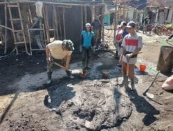 Kebut Pembangunan Musholla Program TMMD Ke 121 Kodim Probolinggo, Satgas Bersama Masyarakat Berharap Bisa Selesai Tepat Waktu
