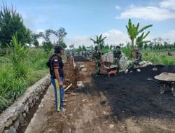 Wujudkan Infrastruktur Yang Layak, Pavingisasi Program TMMD Ke 121 Kodim Probolinggo Terus Dikebut