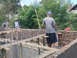 Kebut Pembangunan Musholla Program TMMD Ke 121 Kodim Probolinggo, Berharap Segera Selesai