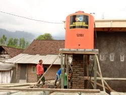 Satgas TMMD Ke 121 Kodim Probolinggo Tahun 2024 Bangun Tower Tandon Air