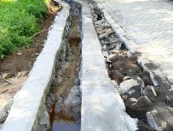 Pengerjaan Plengsengan Program TMMD Ke 121 Kodim Probolinggo Tahun 2024 Tuntas