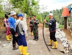 Pipanisasi program TMMD ke 121 Kodim 0820/Probolinggo Hampir Selesai, Warga Desa Kalianan Mendapatkan Manfaatnya