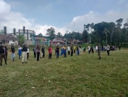 Jelang Peringatan Hari Kemerdekaan, Satgas TMMD Ke 121 Kodim 0820/Probolinggo Latih Para Calon Paskibraka