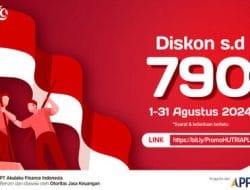Rayakan HUT RI ke-79, Diskon Hingga Rp790 Ribu di Merchant Offline Akulaku Paylater