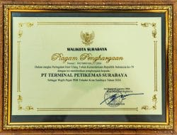 TPS Raih Penghargaan Wajib Pajak Teladan 2024