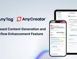 AnyMind Group menambahkan kemampuan penyusunan konten GenAI ke AnyTag dan AnyCreator