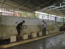 Anggota Satgas TMMD Kodim 1010/Tapin Peduli Kesehatan