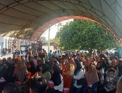 Ngerii,Tumpah Ruah Warga Matalagi Sambut Paslon RBZ-H2