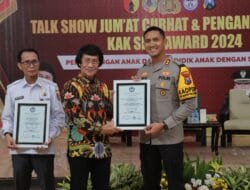 Polres Jember Raih Penghargaan dari Lembaga Perlindungan Anak Indonesia