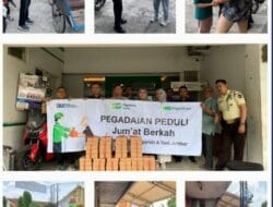 Program Jum’at Berkah, Pegadaian Kanwil XII Surabaya Bagikan Makanan Siap Saji