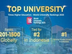 BINUS UNIVERSITY Menempati Posisi 2 di Indonesia Dalam Pemeringkatan Times Higher Education World University Rankings 2025