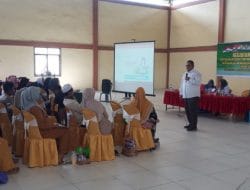 Satgas TMMD Beri Penyuluhan Stunting di Desa Salam Baris