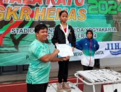 Khayla Mutiara Afandi, Putri Koptu Fayus Raih 2 Medali Kejuaraan Atletik GKR Hemas 2024