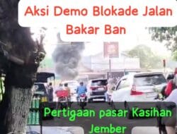 Jalan Berlubang Sering Sebabkan Kecelakaan, Warga Blokade Jalan Puger-Rambipuji Jember