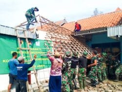 Kodim 0813 Bojonegoro dan PT. Waja Dwi Abadi Bersinergi Renovasi Mushola SDN Siwalan 1