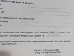 Tragis.., Sumbangan Sukarela Sekolah, Siswa Bayar di Bawah 500 Ribu Masih Disuruh Buat Surat Tidak Mampu