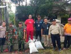 Tiga Pilar Kecamatan Sumbersari  bersama PU SDA Bina Marga WS Bondoyodo Lumajang Selesaikan Bencana Banjir