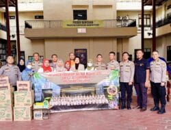 Resimen Prasanusa SIP 53.2 Polda Metro Jaya Salurkan Bantuan untuk Korban Kebakaran Kemayoran