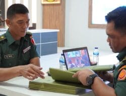 Korem 081/DSJ Terima Tim Audit Kinerja Itjen TNI