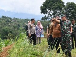 Kasrem 081/DSJ Tinjau Lokasi Pembangunan BTP di Trenggalek