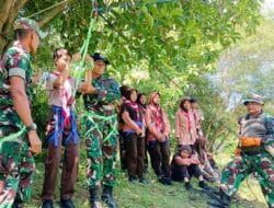 Latih Kemandirian Generasi Muda, Koramil Sumberrejo Bojonegoro Gelar Diklat Saka Wira Kartika