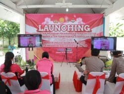 Tebar Benih Nila, Waka Polres Jember Tandai Launching Penguatan Program Pekarangan Pangan Lestari