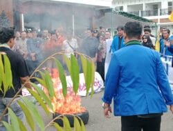 Aliansi Pacitan Demo Depan Pendopo, Tuntut Kebijakan Presiden