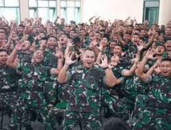 Prajurit Yonif 511/DY Jangan Cengeng dan Jadi Pengecut!