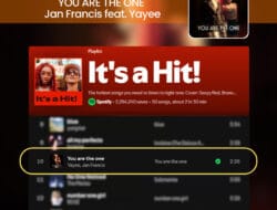 KWC PH Champion, Jan Francis Celebrates Chart Success with ‘You Are The One’ Now Streaming on Spotify