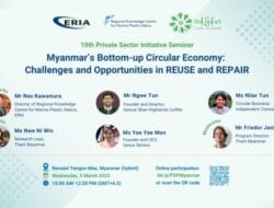Webinar Registration Open: “Myanmar’s Bottom-Up Circular Economy: Challenges and Opportunities in REUSE and REPAIR”