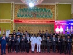 Pidato Perdana Bupati dan Wakil Bupati Pelalawan Setelah Dilantik