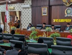 DPRD Trenggalek Gelar Rapat Paripurna, Bupati Nur Arifin Sampaikan Pidato Awal Kepemimpinan