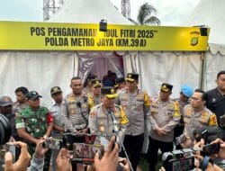 Kapolda Metro Jaya Cek Posko Mudik di Tol Cikampek