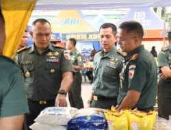 Bantu Masyarakat Jelang Lebaran, Bazar Murah TNI Digelar di PBC Kota Madiun