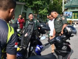 Ambil Langkah Preventif, Danrem 081/DSJ Cek Kendaraan Bermotor Anggotanya