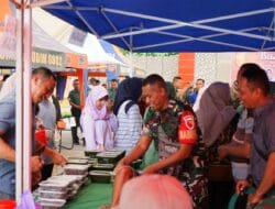 Bazar Murah TNI Berkah bagi Pelaku UMKM