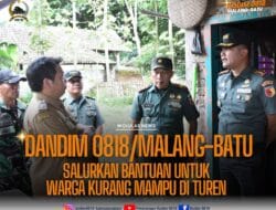 Kodim 0818 Bersama Persit KCK Salurkan Bantuan untuk Warga Kurang Mampu di Turen