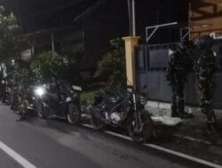 Patroli Malam Hari, Personel Korem 081/DSJ Sisir Pemukiman Warga